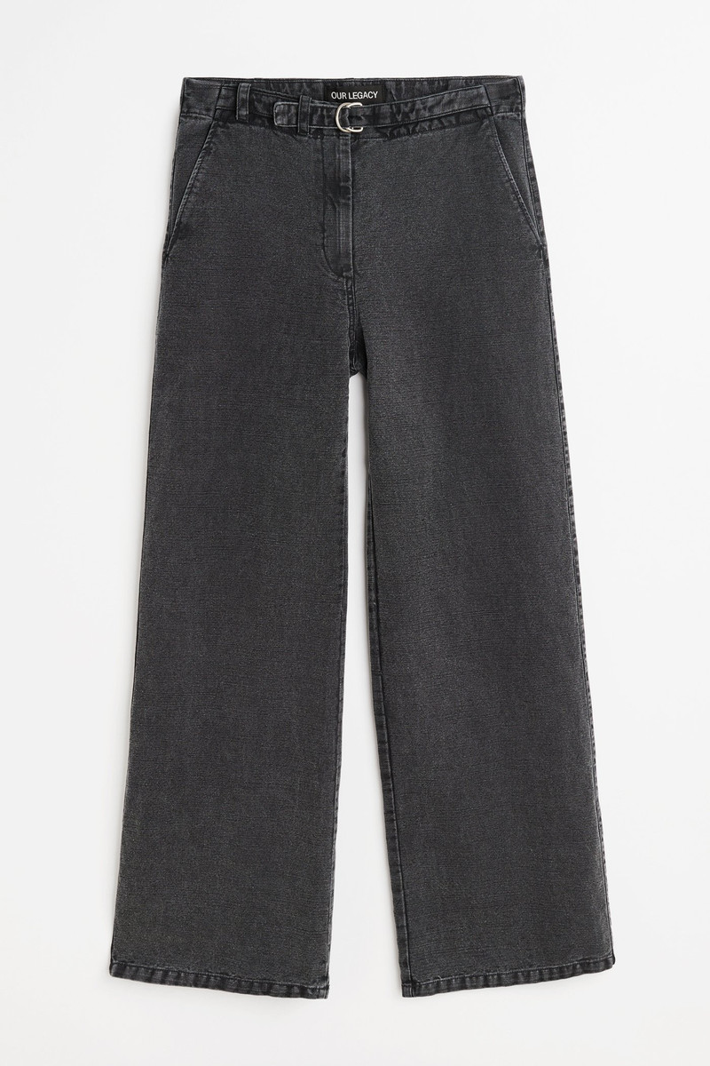 Harbour Trouser Black Enzyme Canvas 1