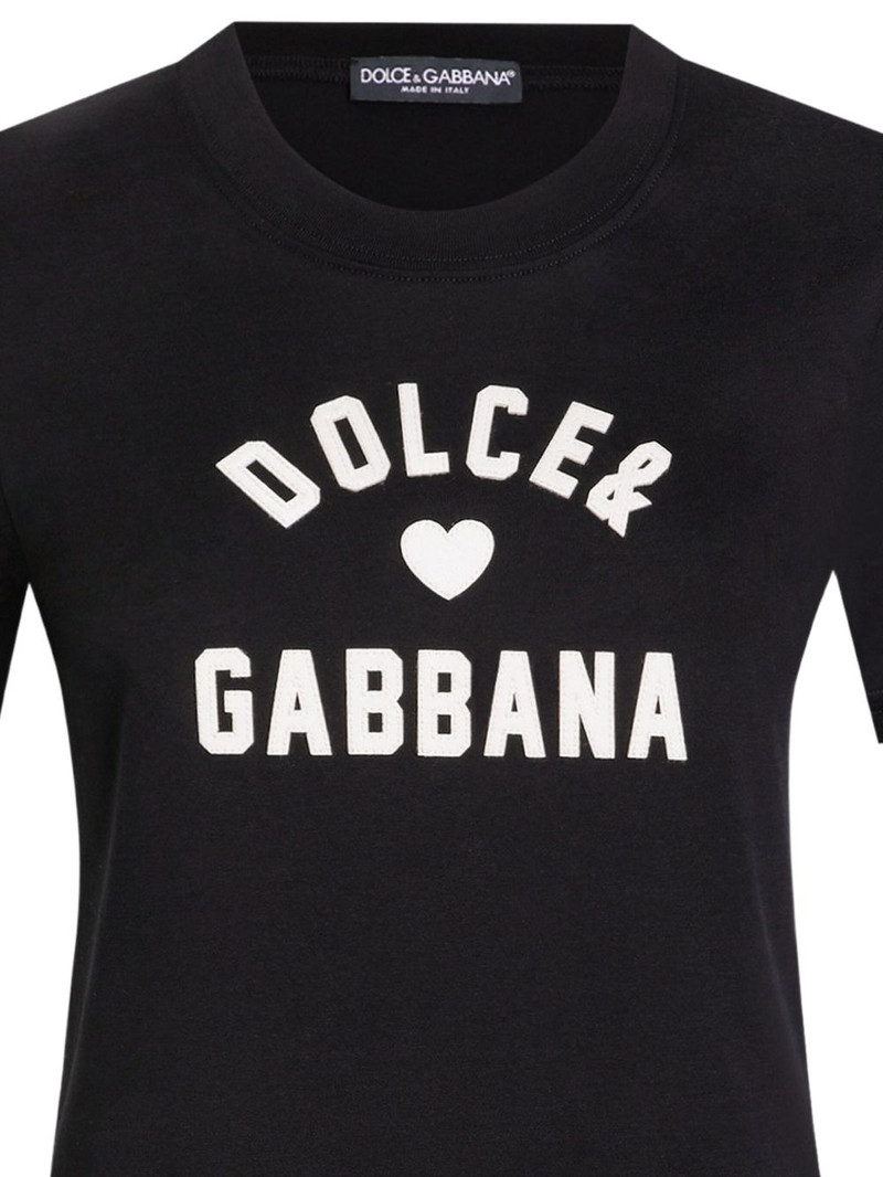 Dolce & Gabbana logo-print cotton T-shirt outlook
