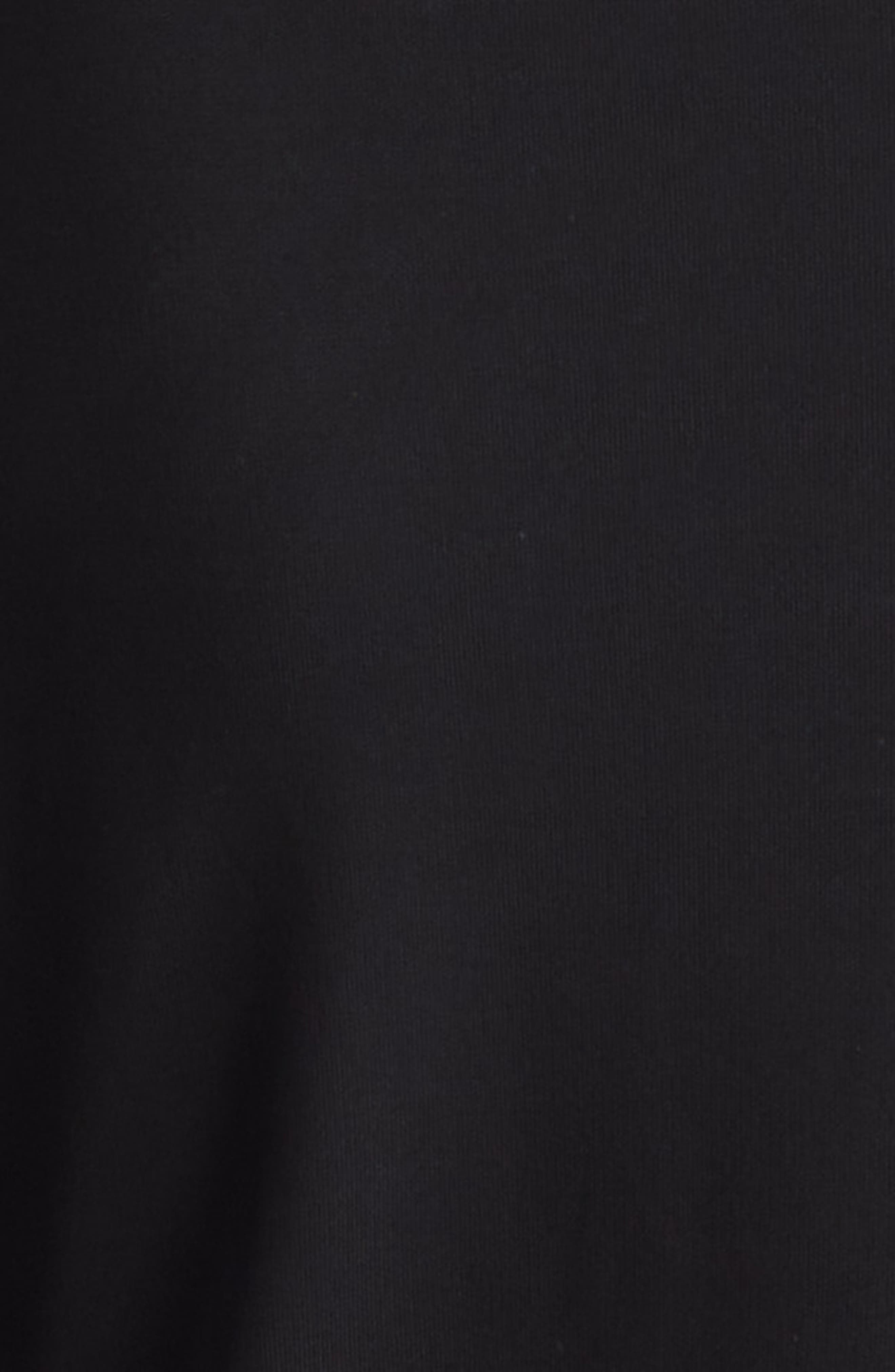 Rabanne Drapé Pression Long Sleeve Top in Black at Nordstrom - 7
