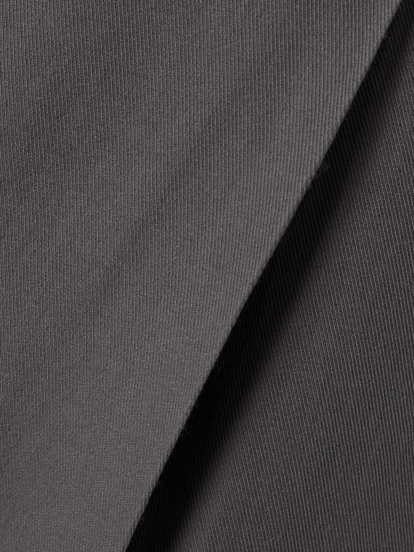 Pleated wool-blend twill wide-leg pants - 4