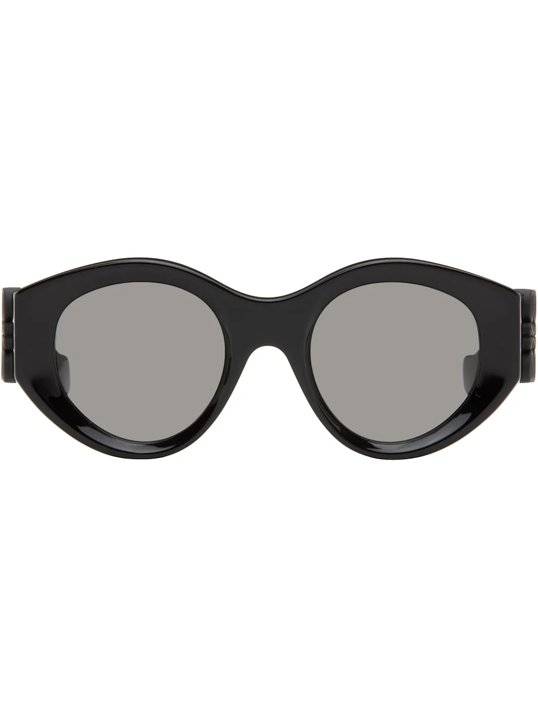 Black Maxi Anagram Butterfly Sunglasses - 1