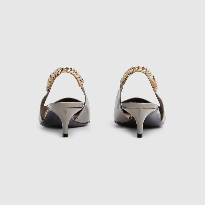 GUCCI Gucci Signoria slingback pump outlook