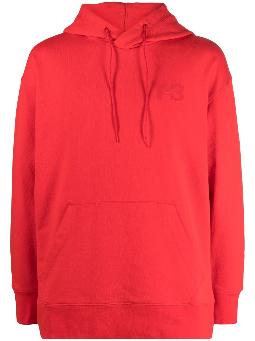 logo print hoodie - 1