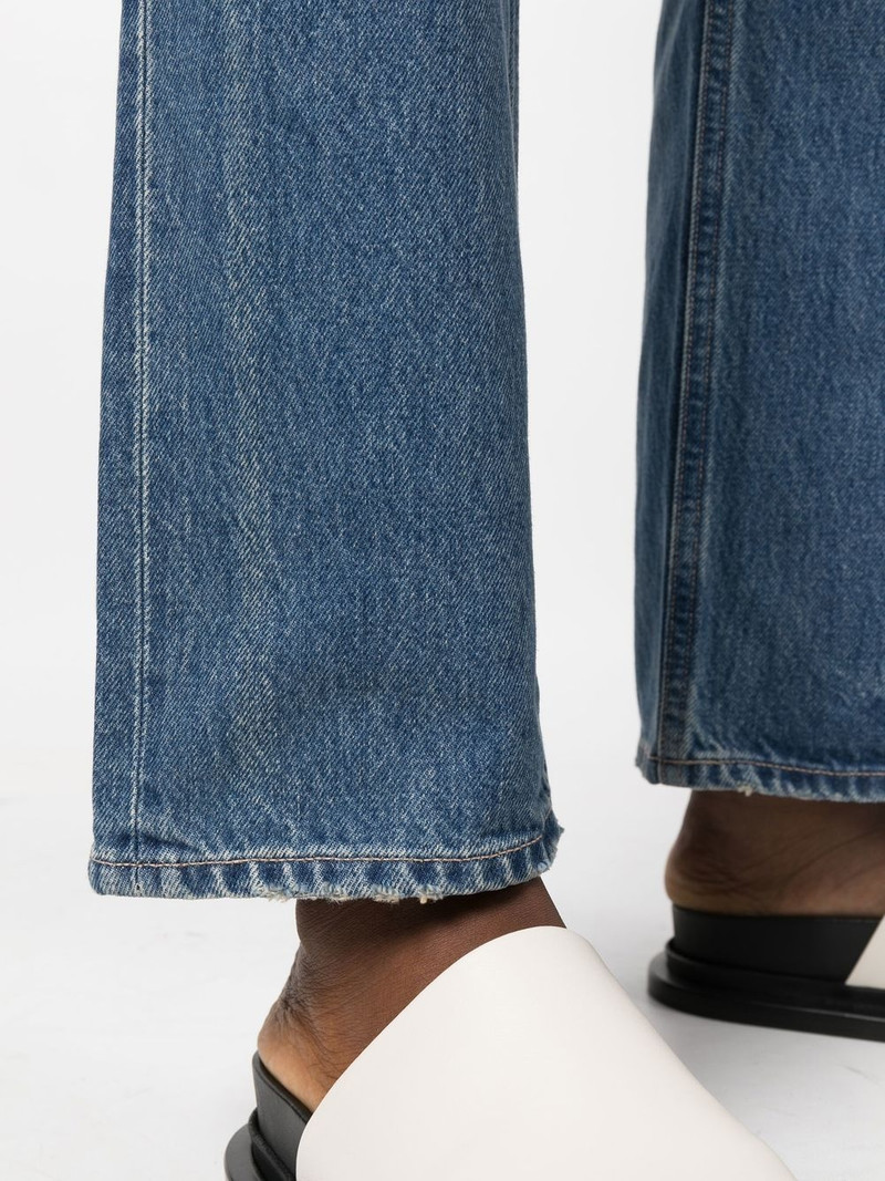 high-rise straight-leg jeans 5