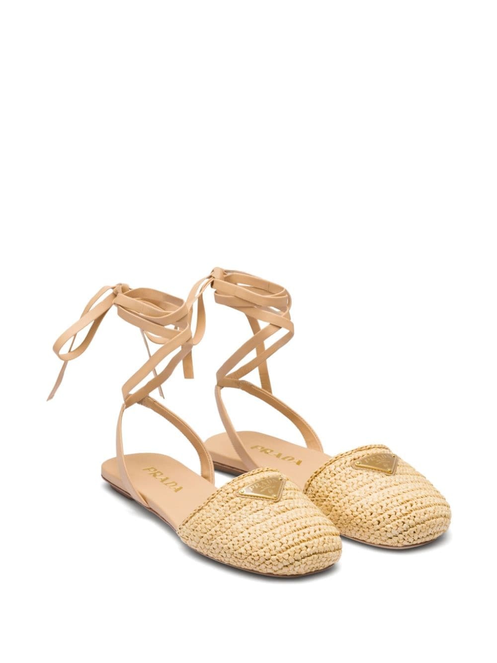 woven raffia sandals - 2