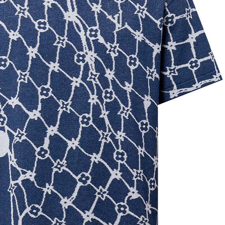 LOUIS VUITTON Cotton T-shirt 'Blue' 1AFQQR - 5