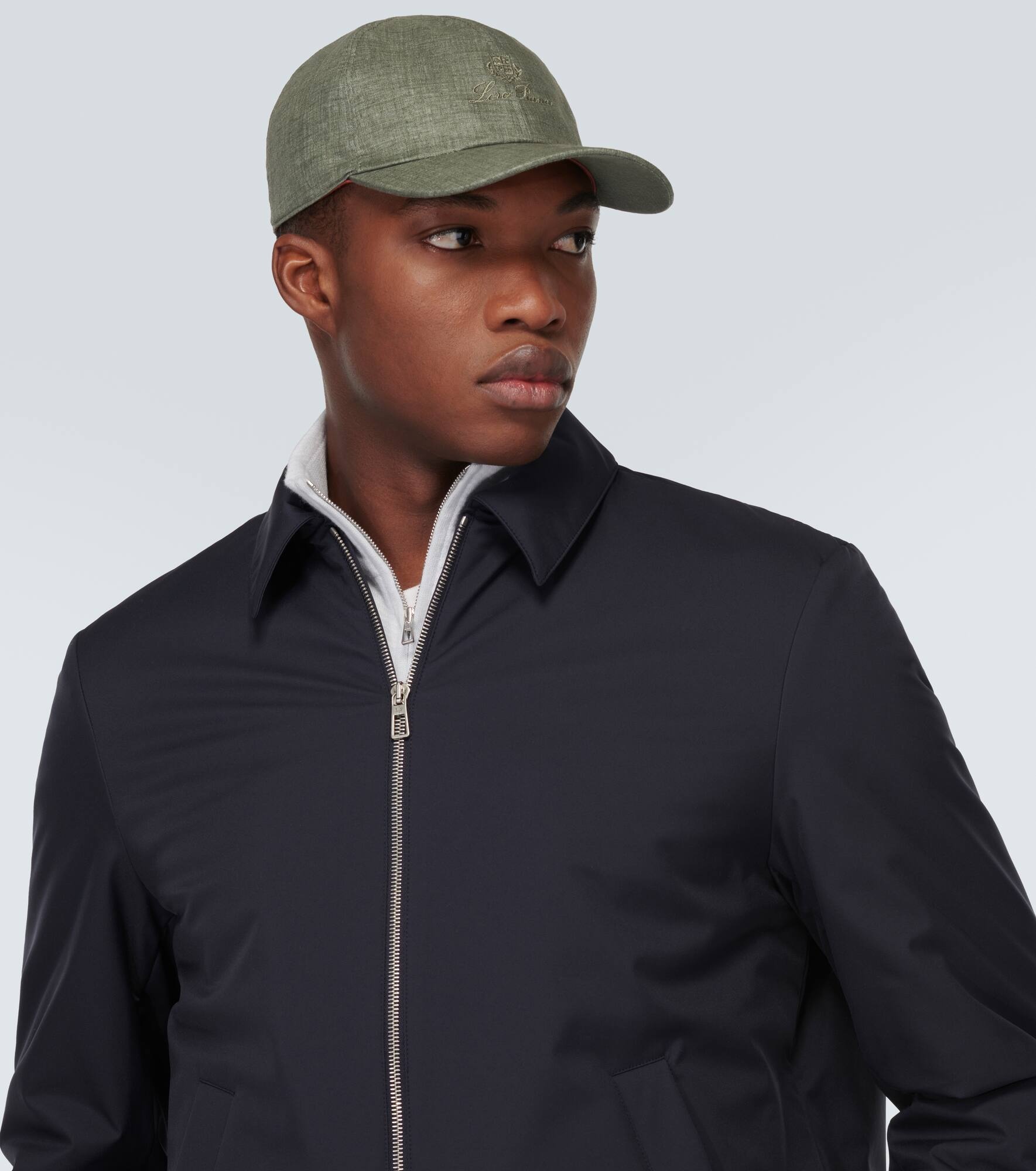 Logo linen hat - 2