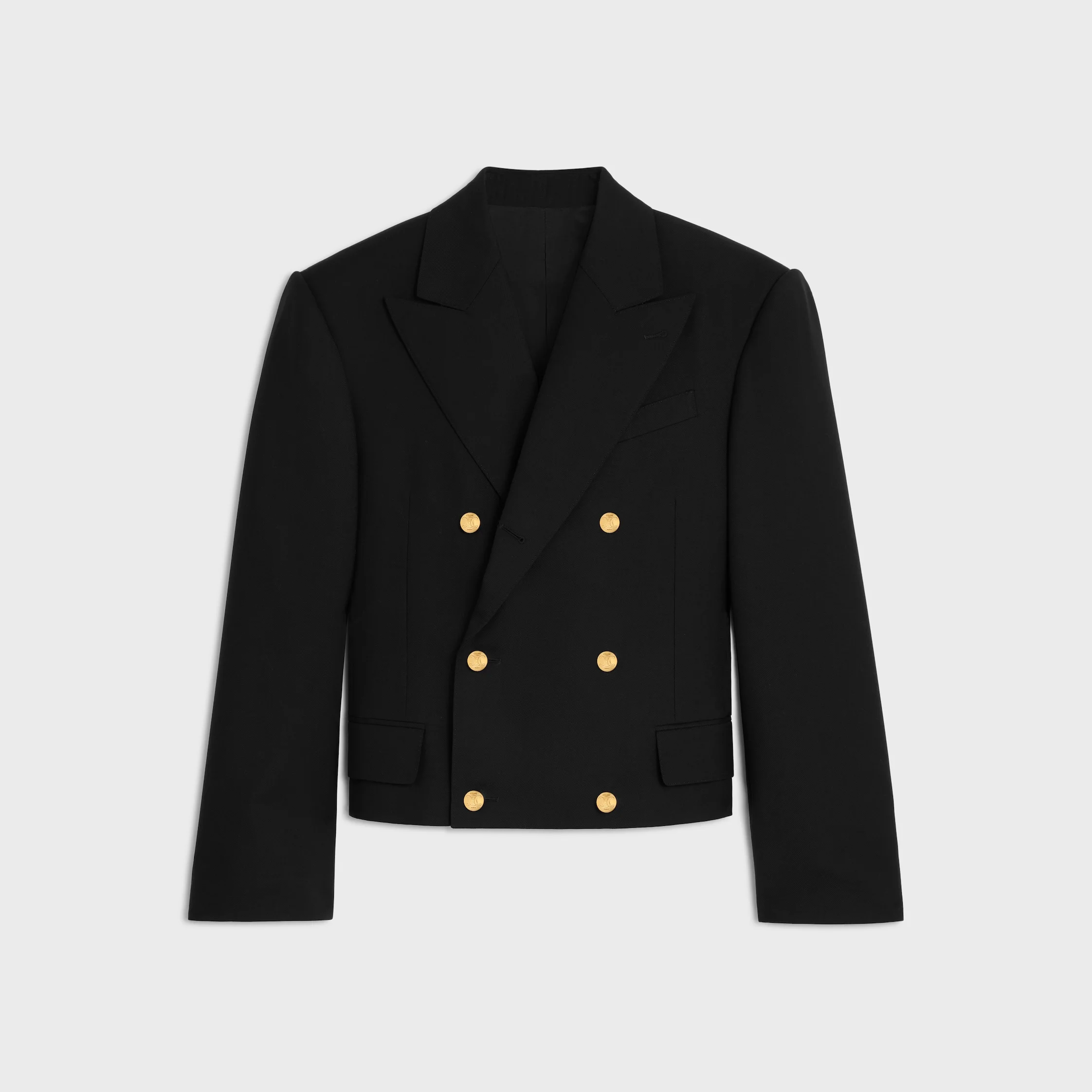 colonne blazer IN wool gabardine - 1