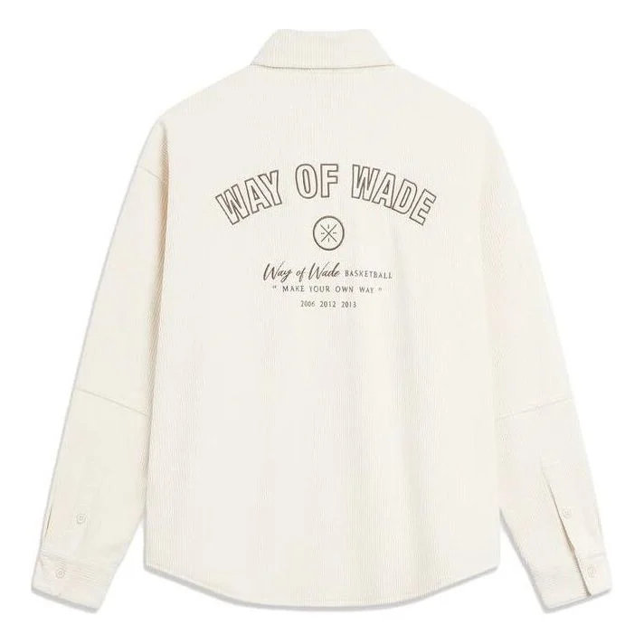 Li-Ning x Way of Wade Lifestyle Shirt 'White' AFDT689-5 - 1
