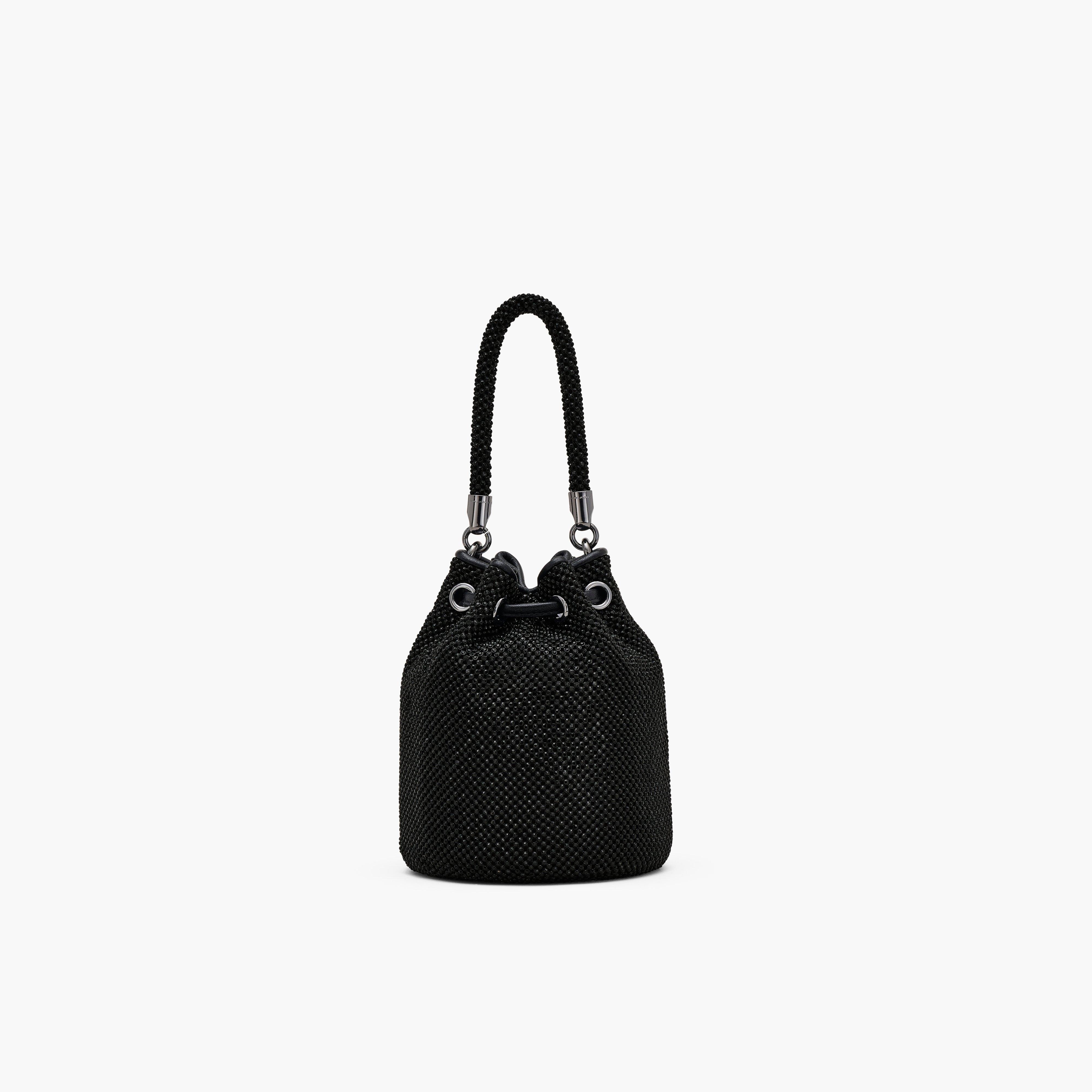 THE RHINESTONE MINI BUCKET BAG - 3