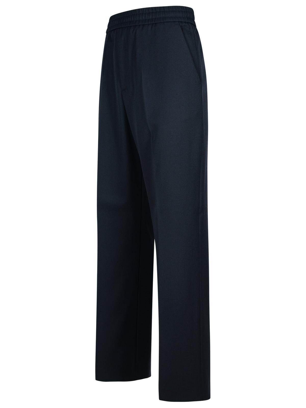 Golden Goose 'Lennon' Navy Virgin Wool Blend Trousers Man - 2