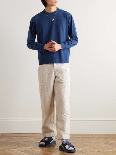 Blue Blue Japan Kobolevi Printed Cotton-Jersey T-Shirt outlook