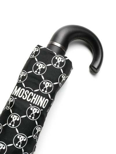 Moschino monogram-print umbrella outlook