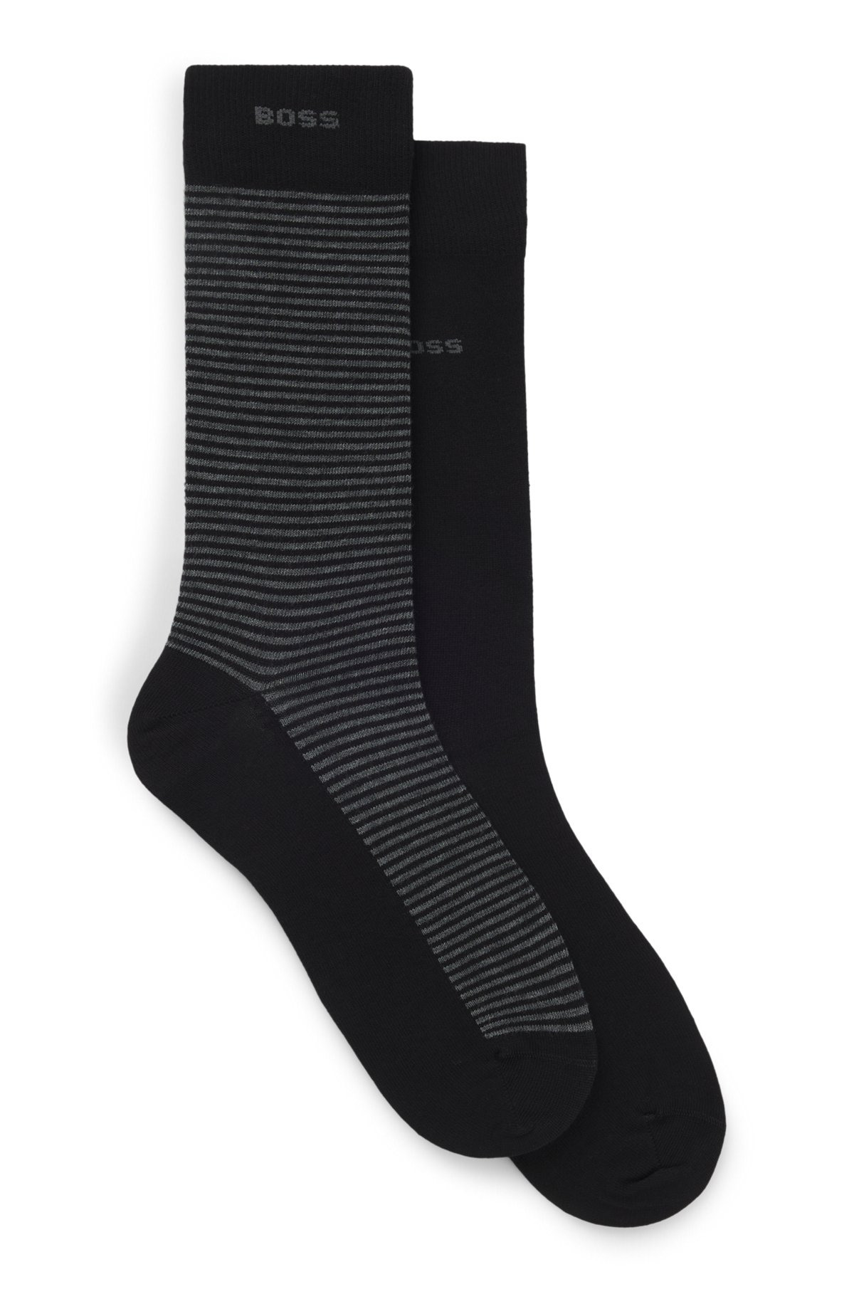 TWO-PACK OF REGULAR-LENGTH SOCKS WITH LOGO DETAILS - 1