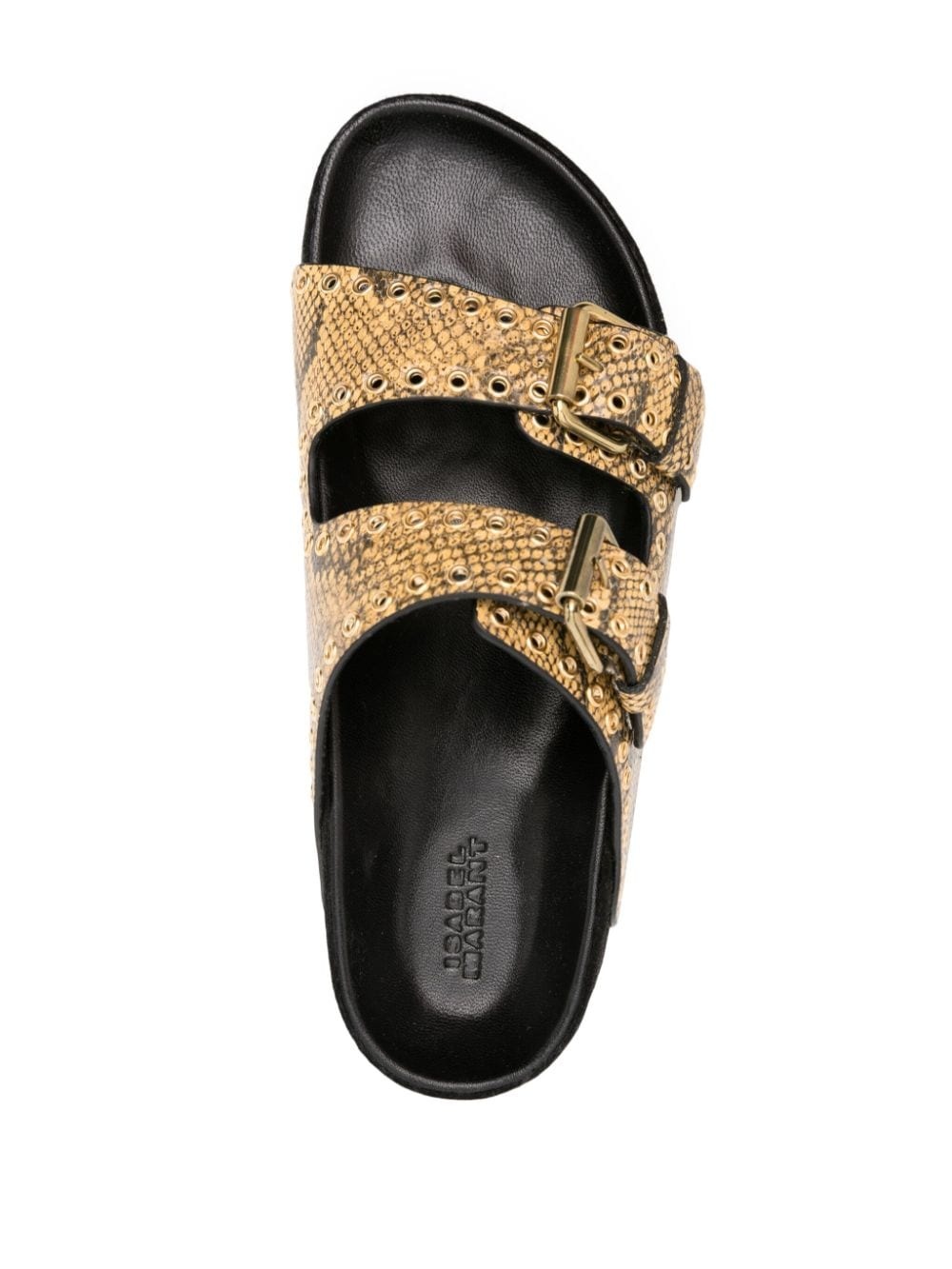 Lennyo lizard-skin leather sandals - 4