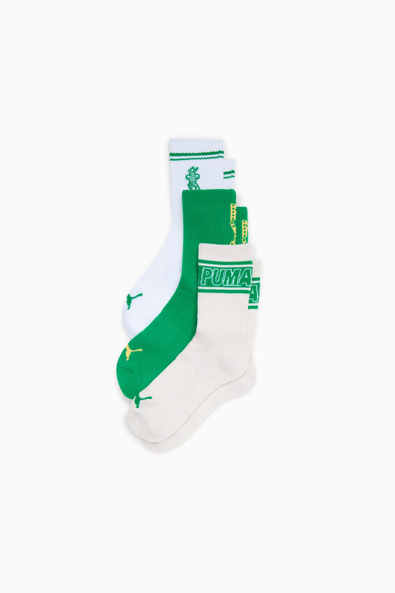 Women's Half-Terry Low Crew Length Socks (3 Pairs) 1