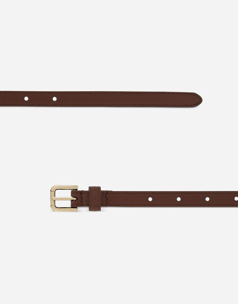 Belt with logo tag 3