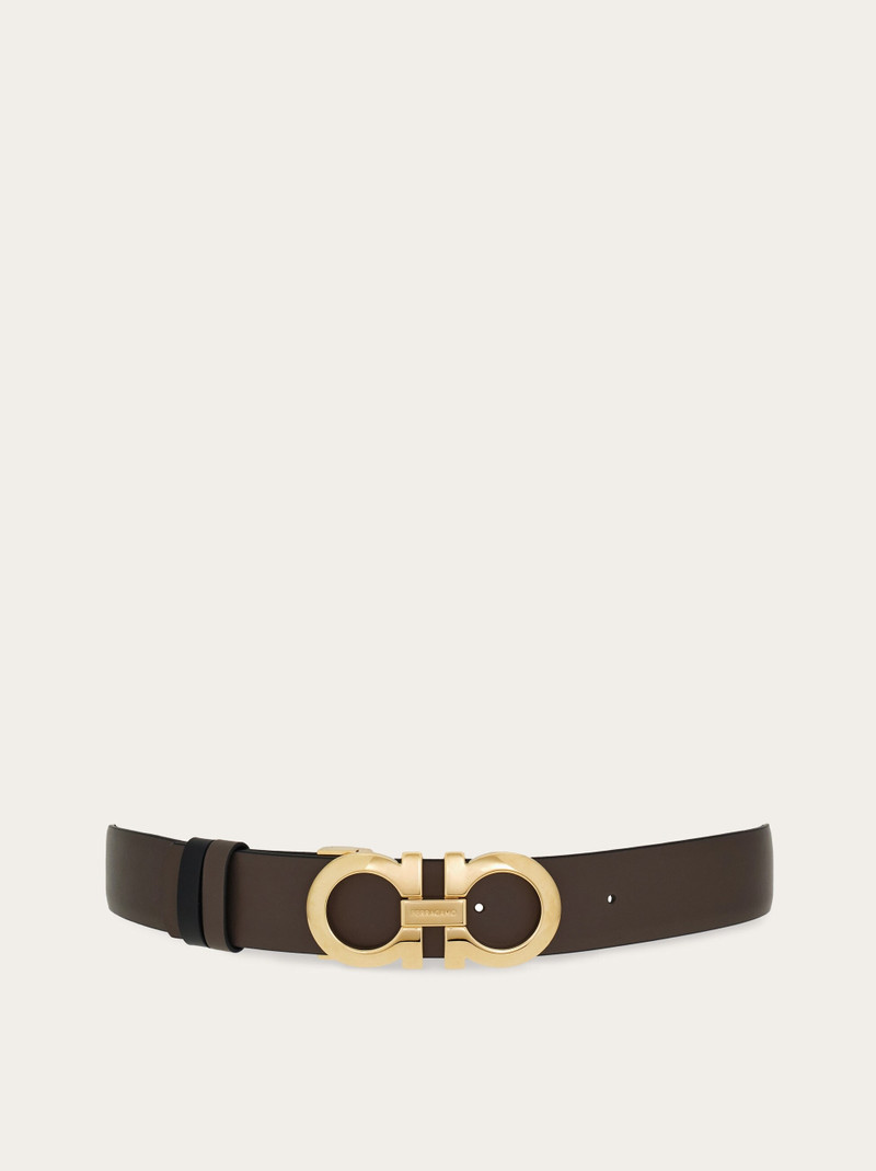 Reversible and adjustable Gancini belt 1