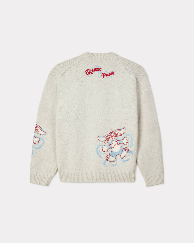 KENZO 'KENZO Winter Holidays' embroidered jumper in wool outlook