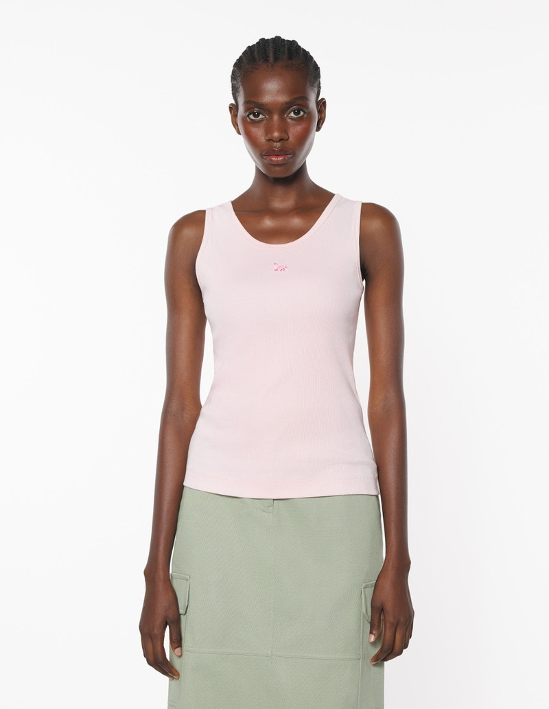 BABY FOX PATCH RIBBED TANK TOP 3