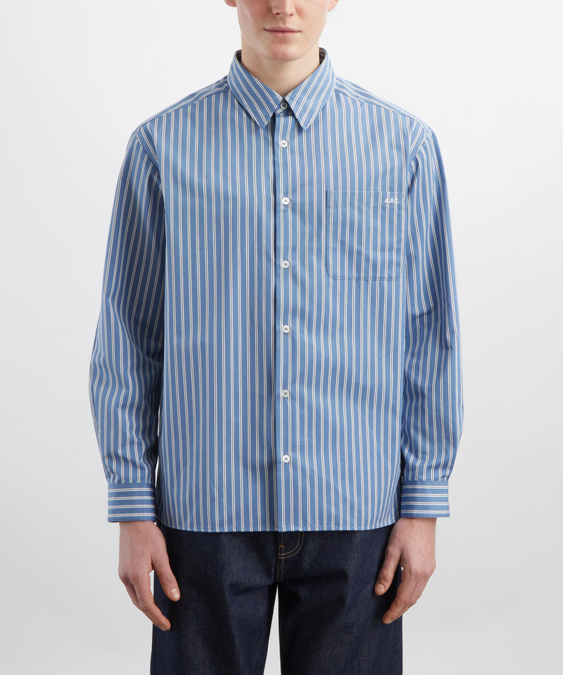 A.P.C. Malo Striped Shirt outlook