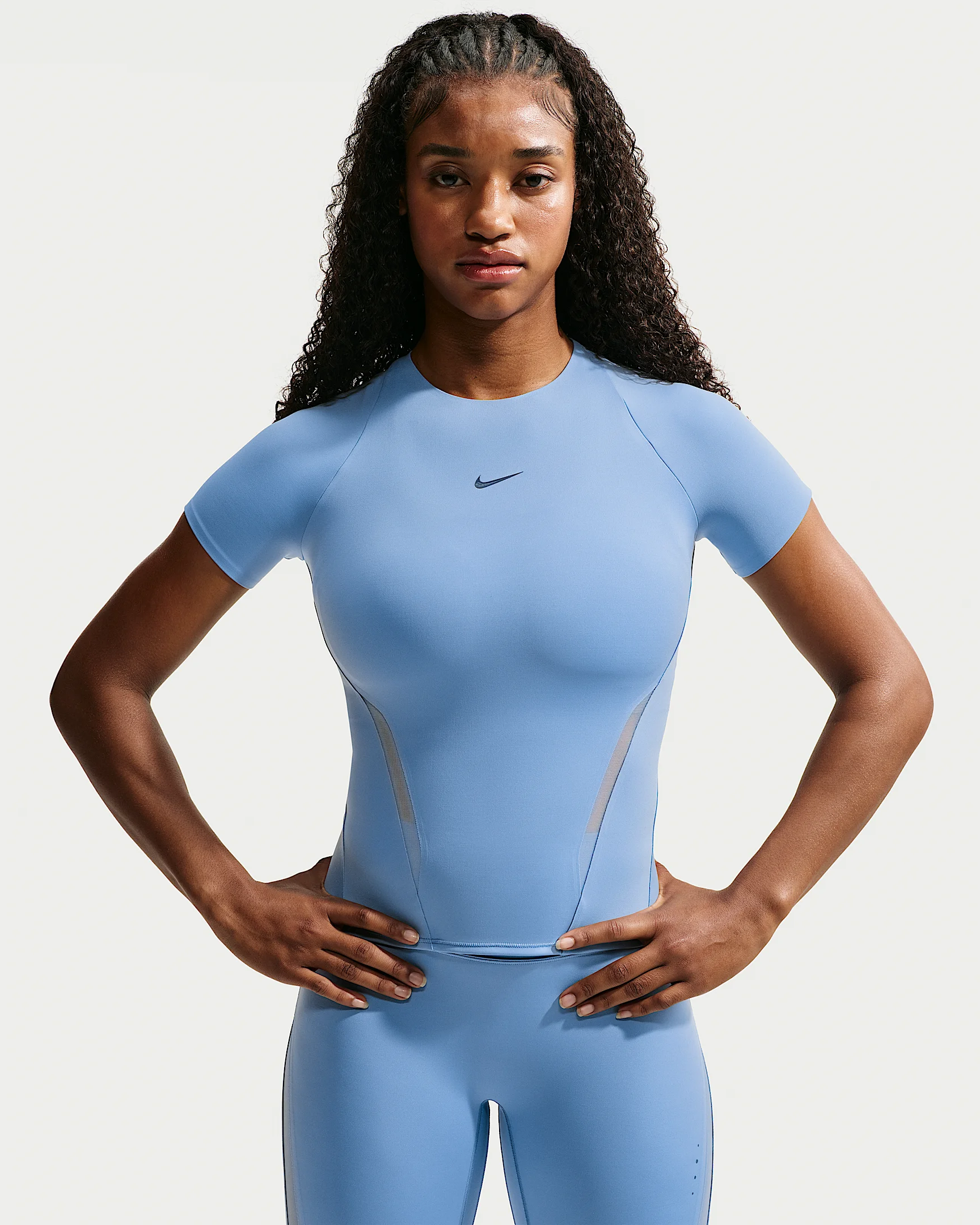 Nike Universa Women's Mesh Short-Sleeve Top - 1