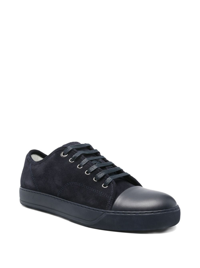 Lanvin suede leather sneakers outlook