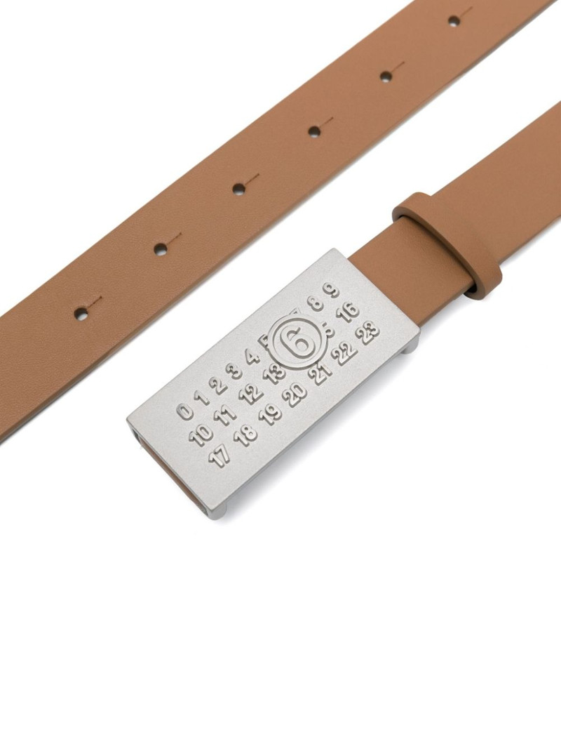 MM6 Maison Margiela numbers-motif belt outlook