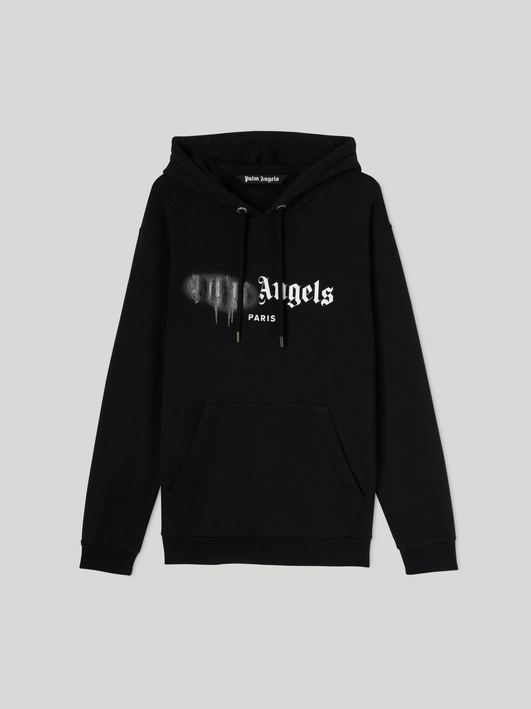 PARIS SPRAYED LOGO HOODIE - 1