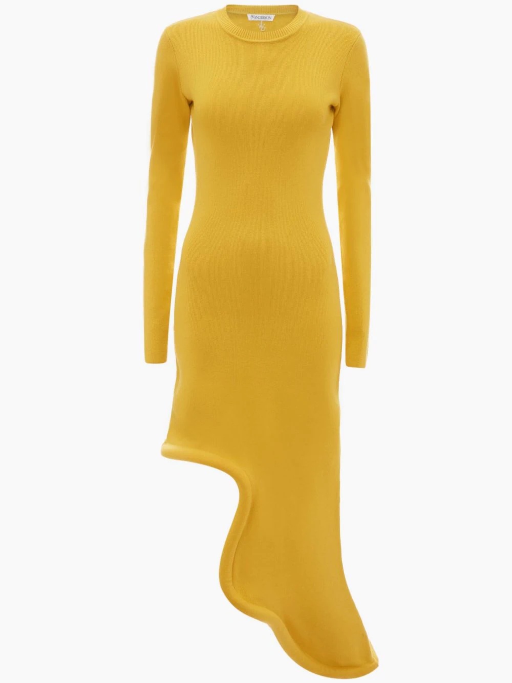 BUMPER-TUBE LONG SLEEVE ASYMMETRIC DRESS - 1
