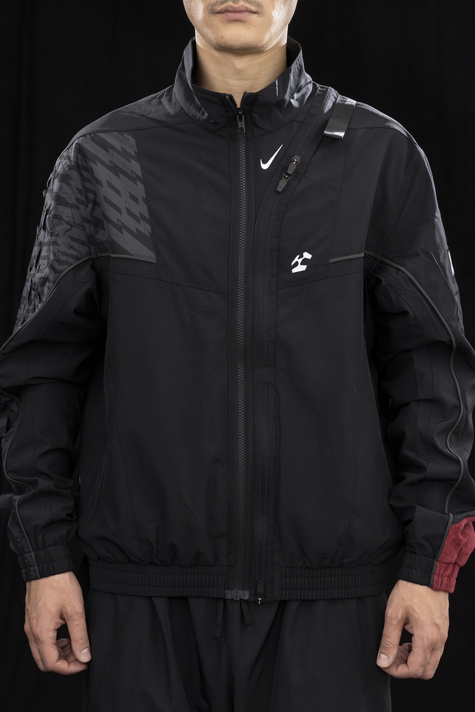 GGG-J2-010 Nike® Acronym® Track Jacket Woven Black/Black - 8