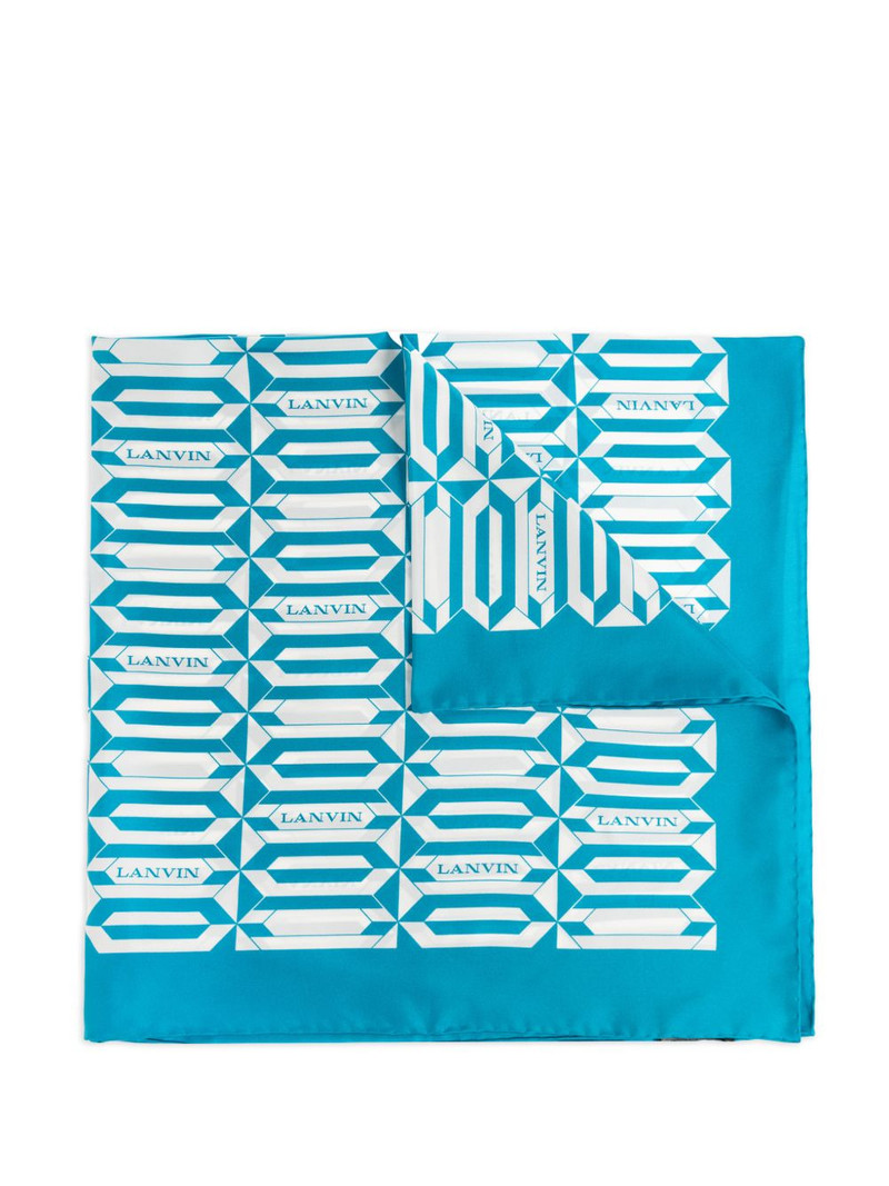 geometric-printed scarf 1