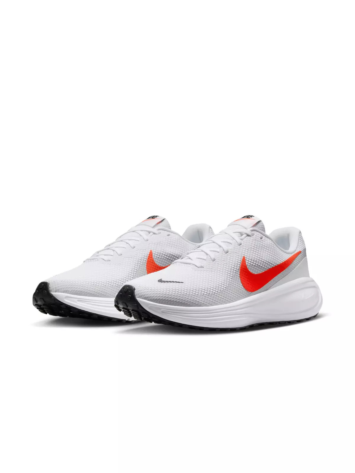 Revolution 8 "White/Pure Platinum/Black/Bright Crimson" Men's Running Shoe - 3