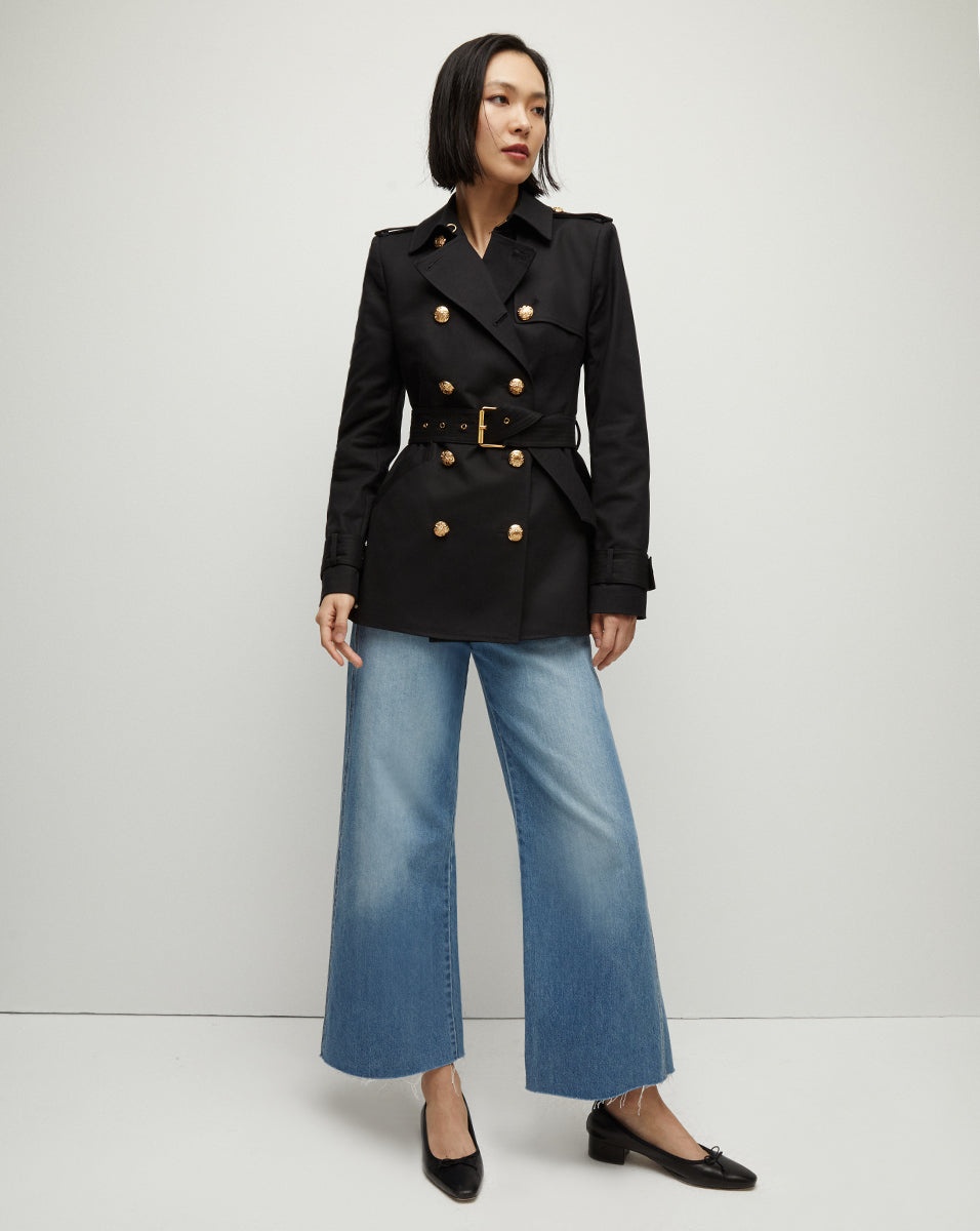 ANGELIQUE DICKEY CROPPED TRENCH - 5