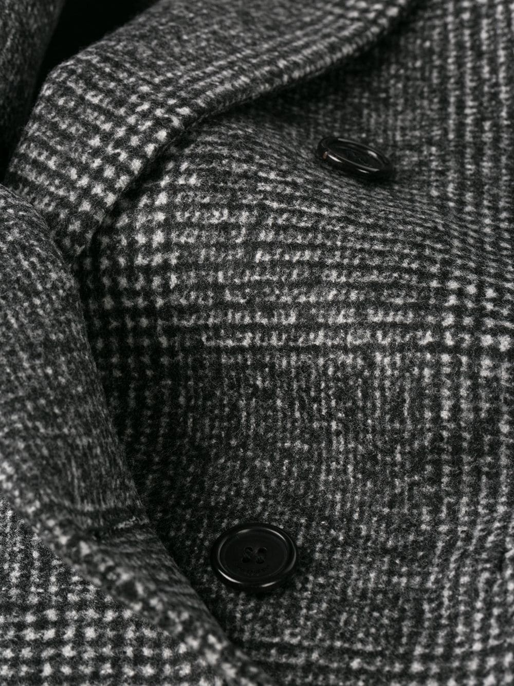 double-breasted tweed blazer - 6