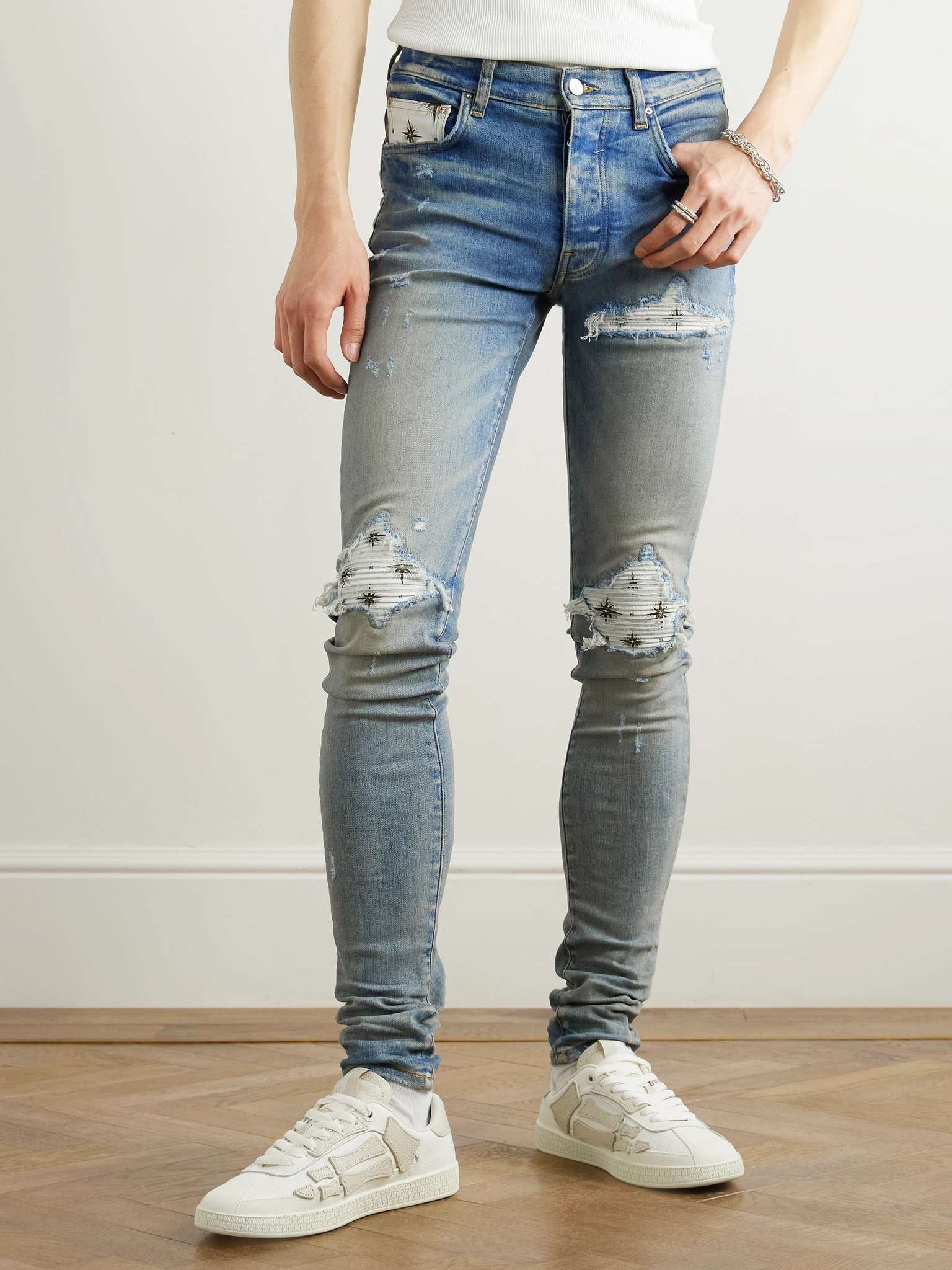 Micro Starbust MX1 Skinny-Fit Distressed Jeans - 3