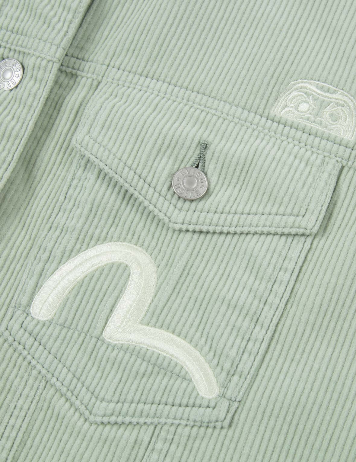 EVISU Squad Embroidery Corduroy Jacket - 7