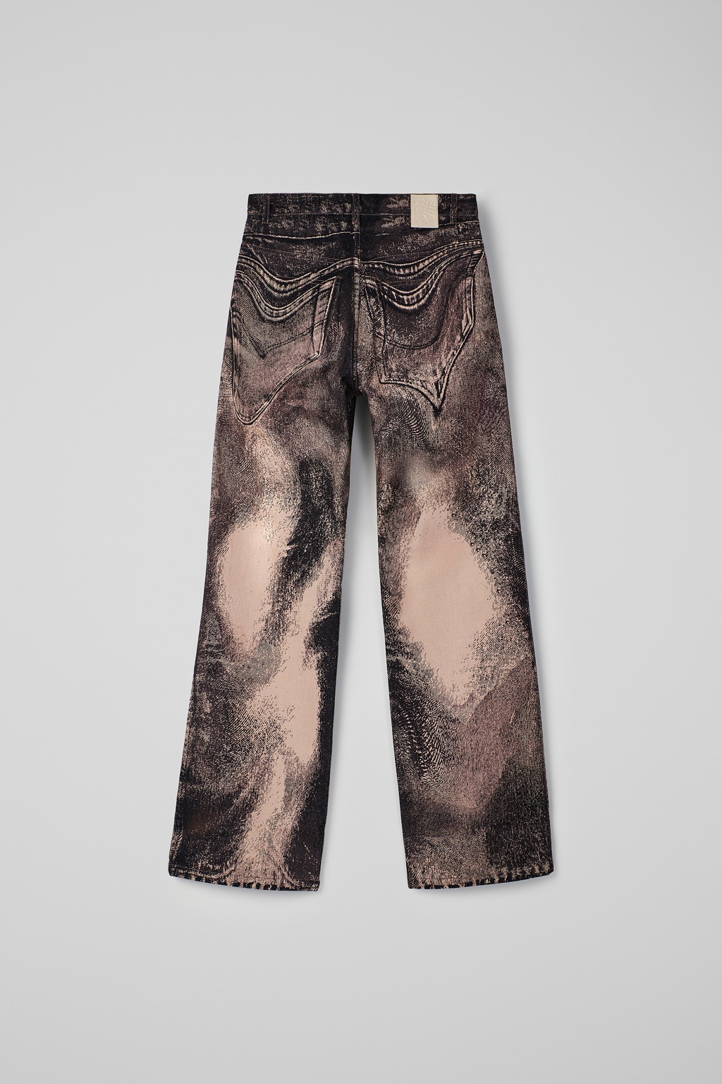 Dusty Pink Denim Jeans - 3