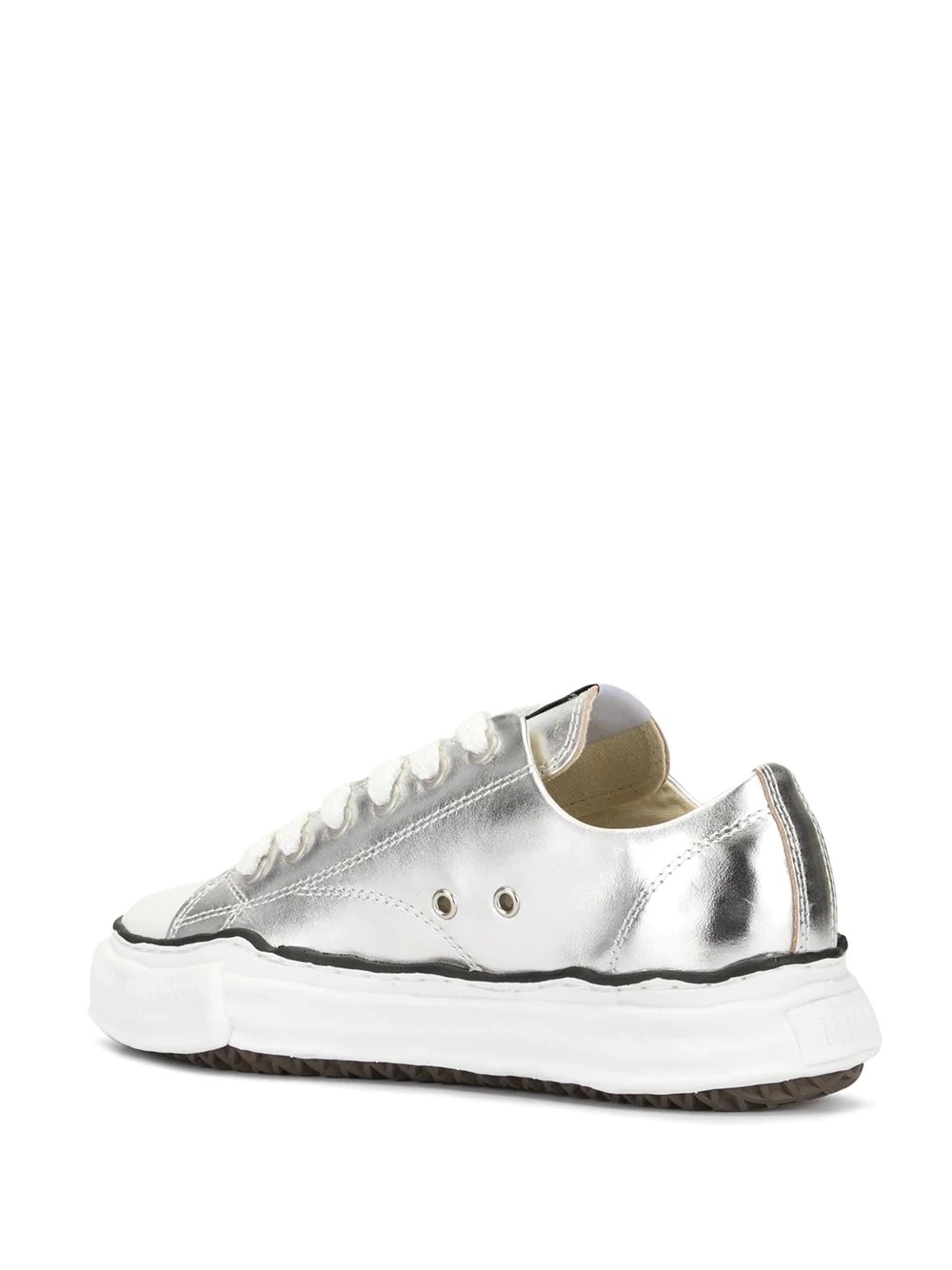 metallic style sneakers - 3