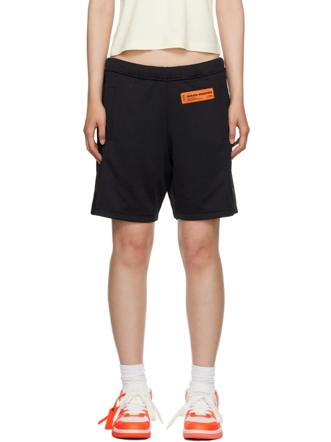 Black 'NF' Shorts - 1