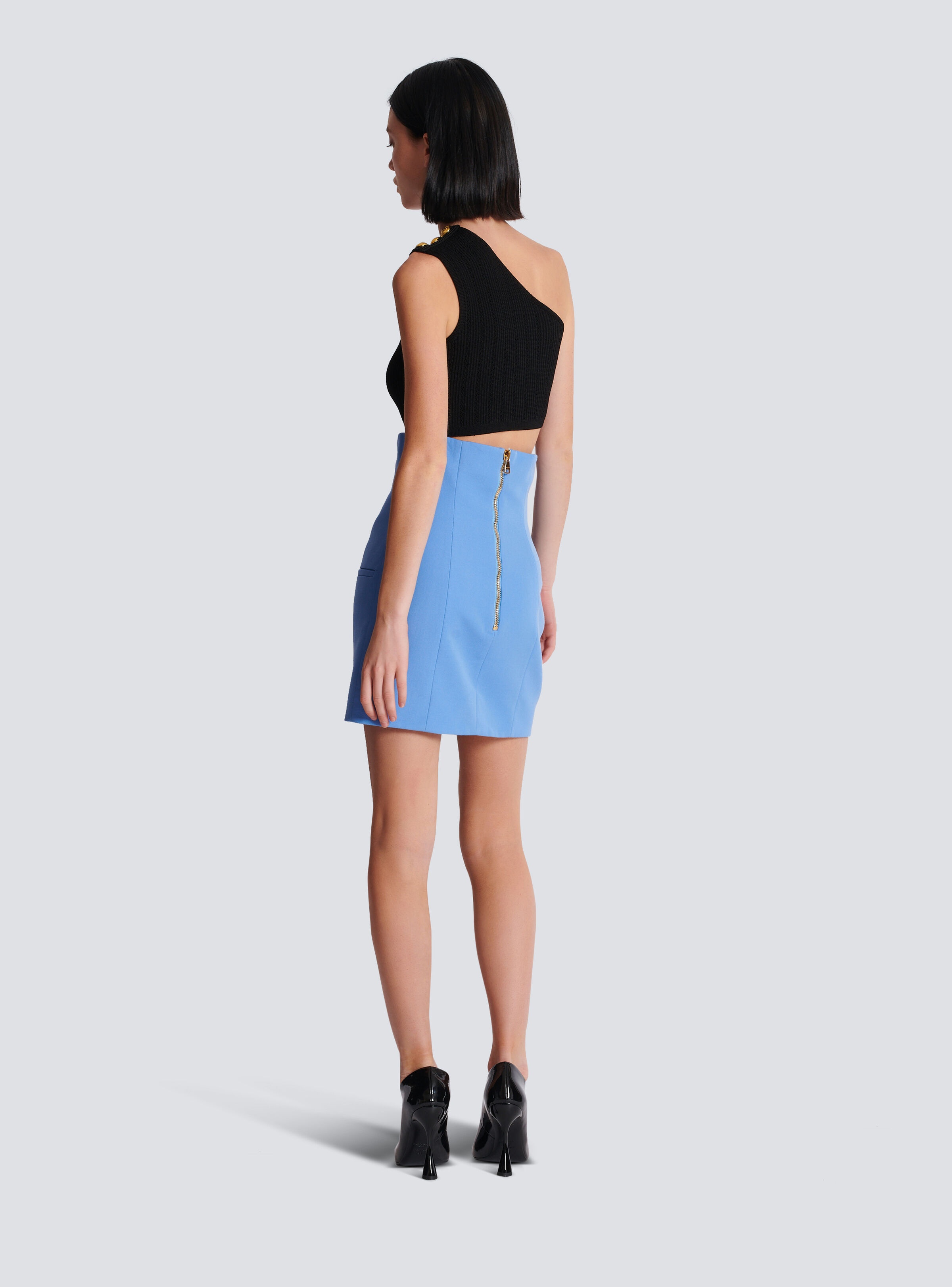 Buttoned tulip skirt - 4