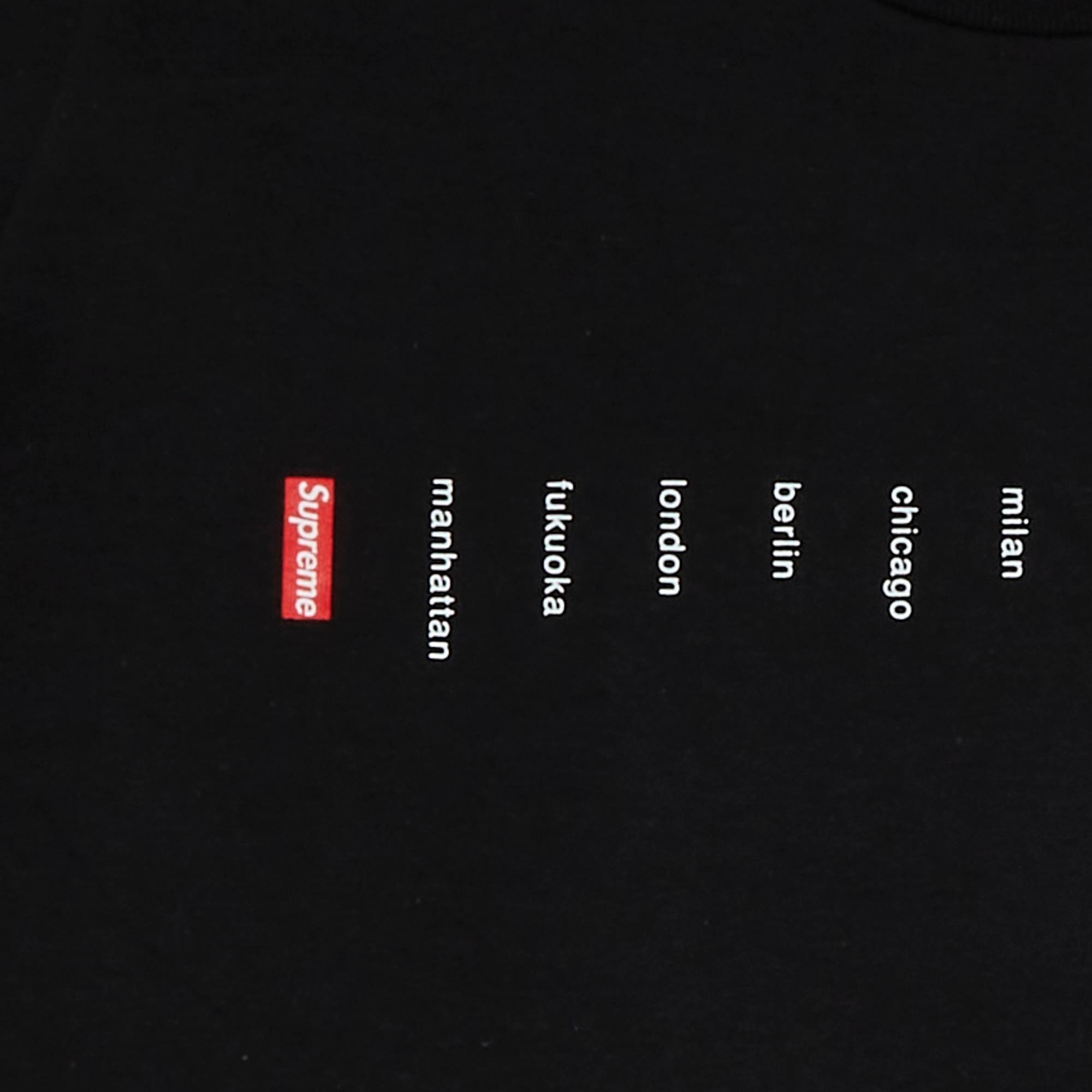 Supreme Location Tee 'Black' - 2