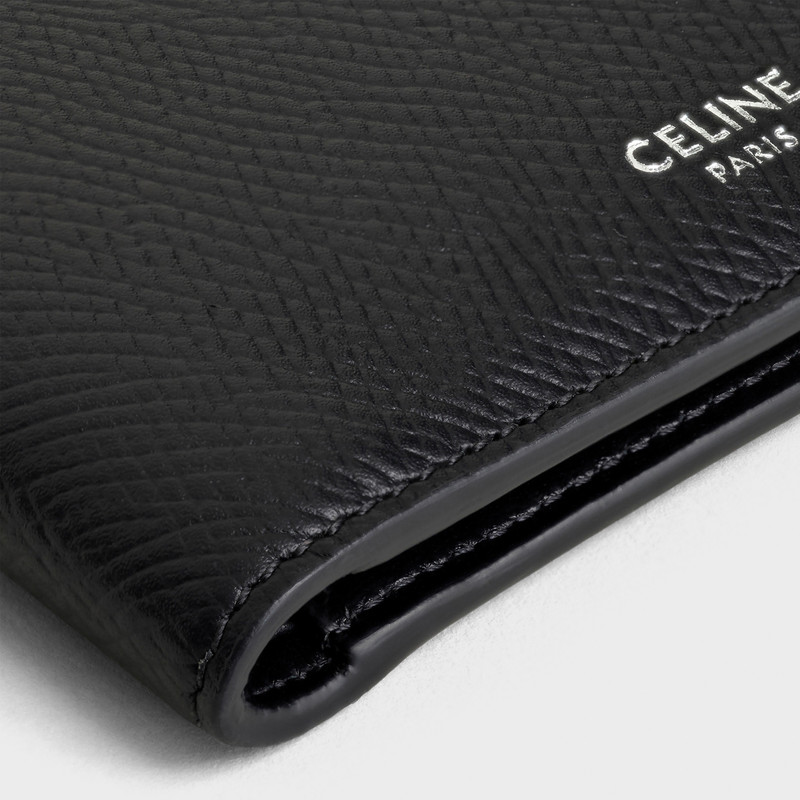 Bi-fold wallet in Grained calfskin 5