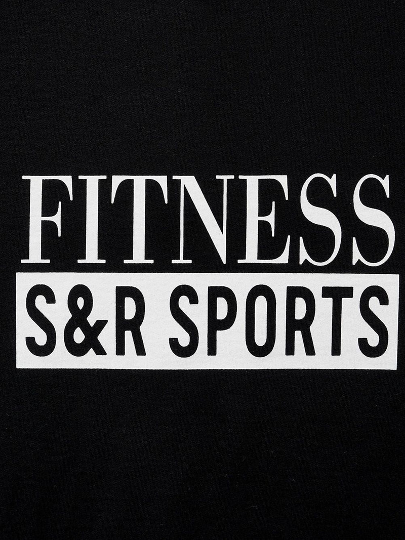 Sporty & Rich logo-print cotton sweatshirt outlook