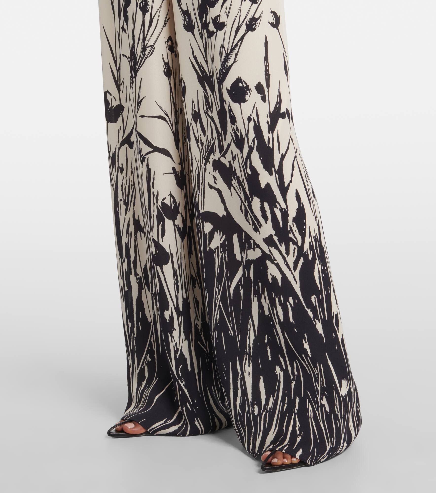 Kristofer printed silk wide-leg pants - 5