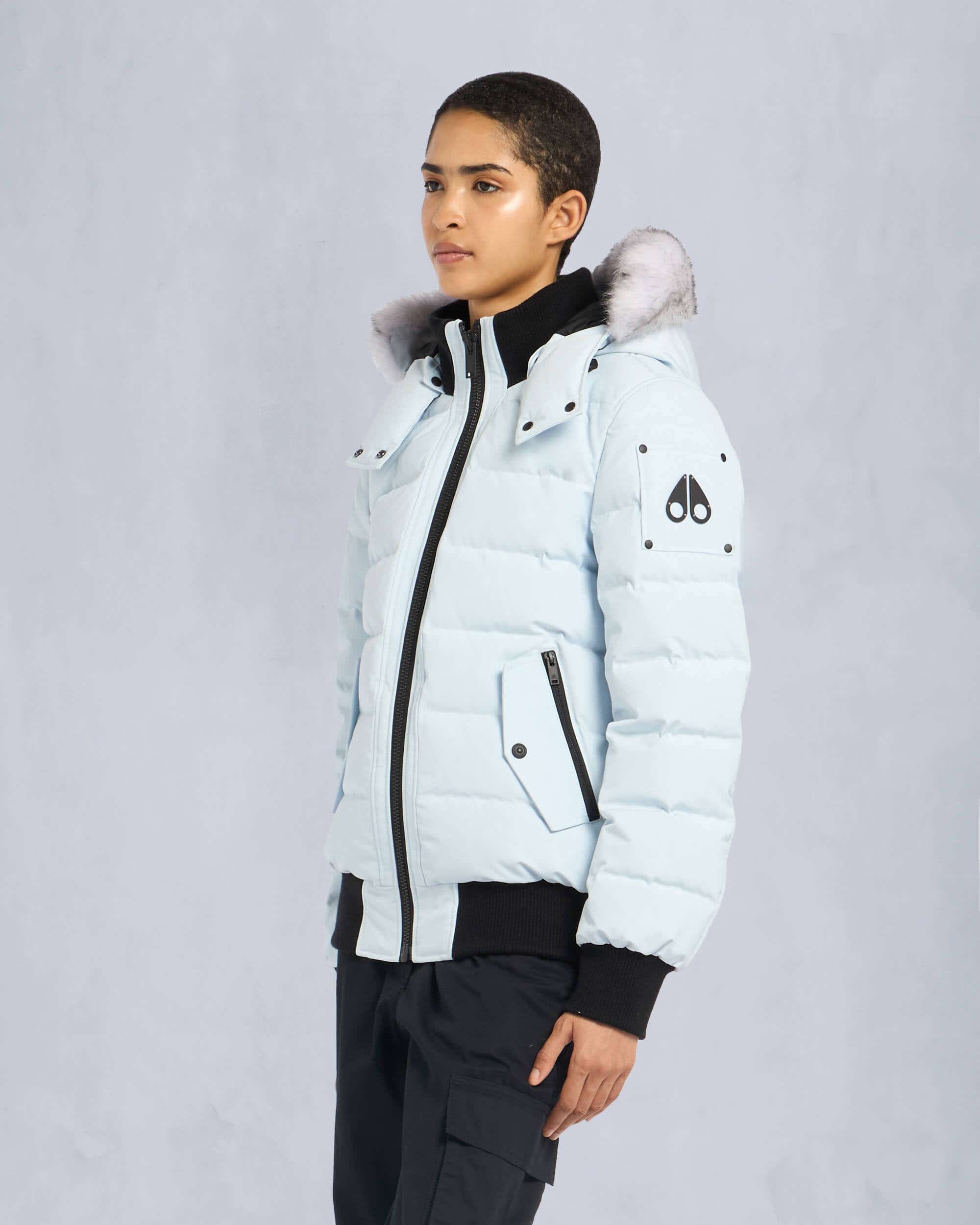 ONYX LADRIERE SHEARLING BOMBER JACKET - 3