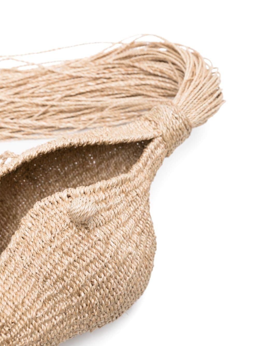 Camilla interwoven fringed clutch bag - 5