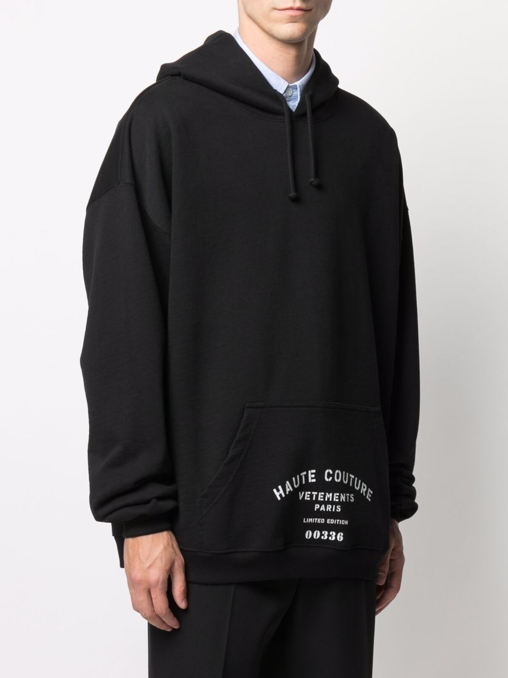 logo-print oversized hoodie - 4