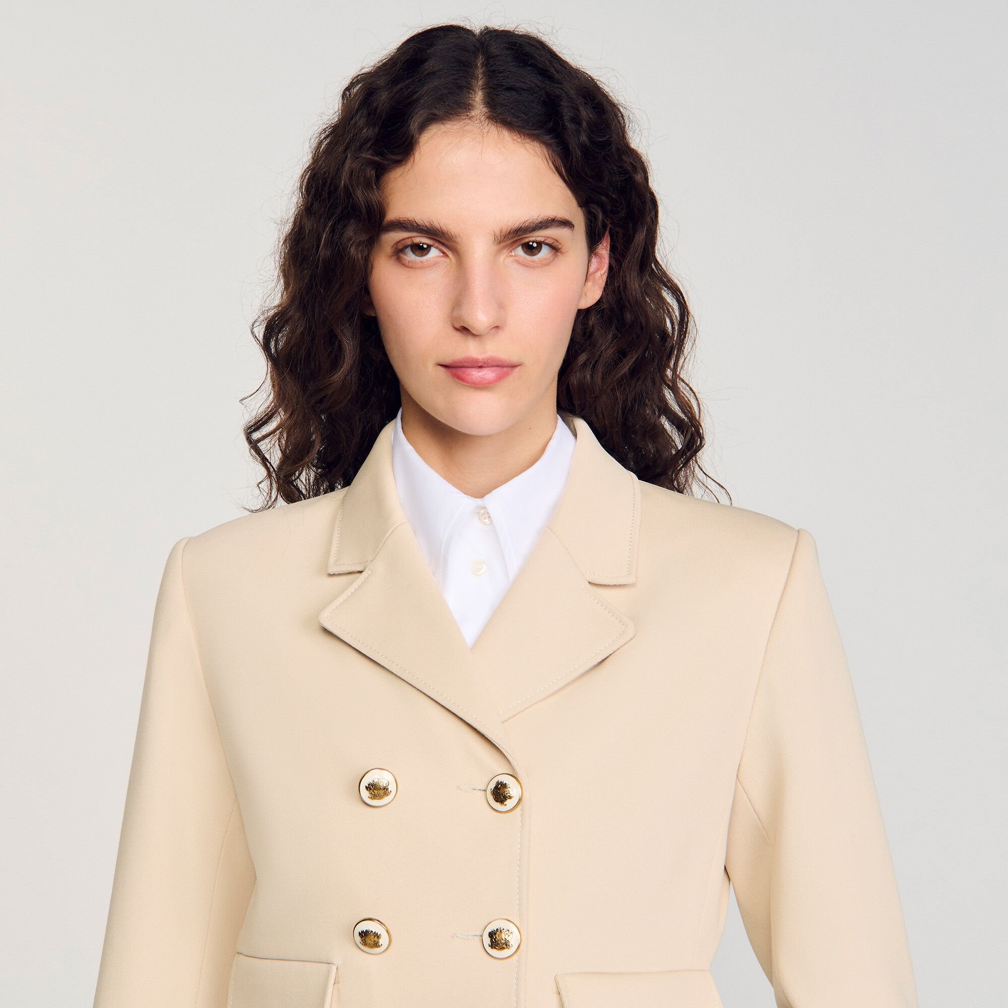 CROPPED BUTTONED JACKET - 3