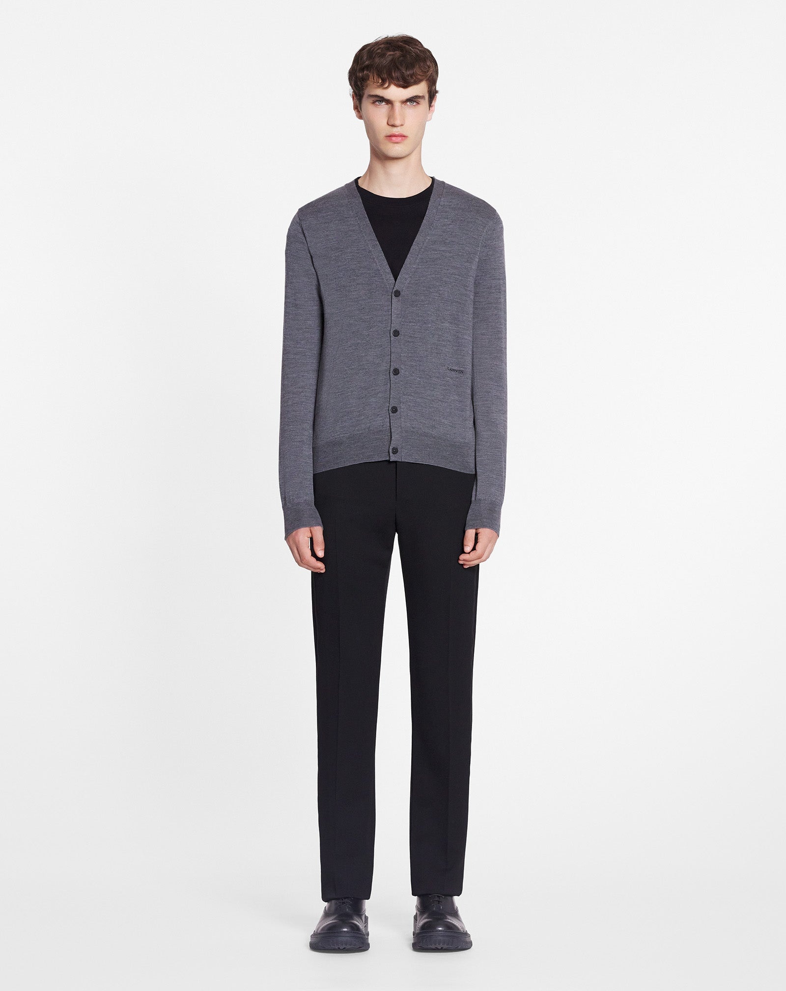 STRAIGHT KNIT CARDIGAN - 2